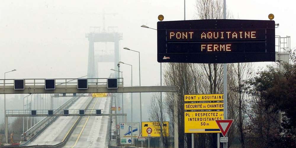 Le pont d’Aquitaine fermé 2 nuits cette semaine