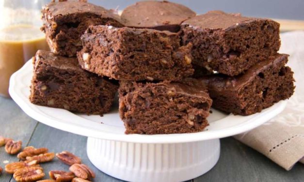 Brownie aux noix de pécan caramélisées de Cyril Lignac