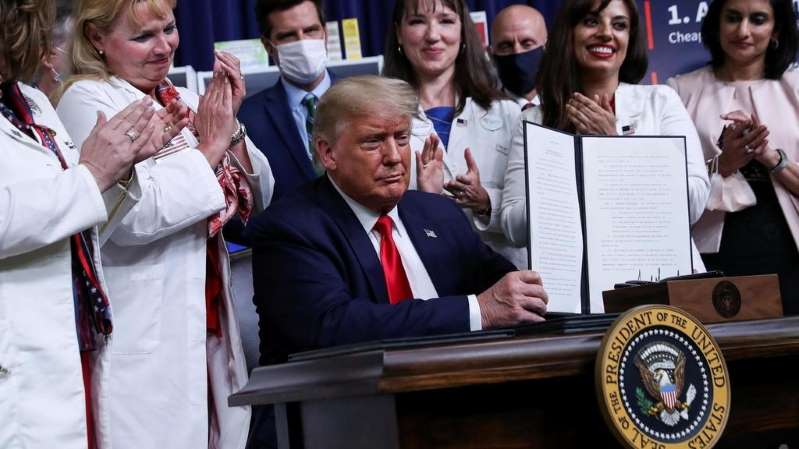 Trump baisse le coût des médicaments